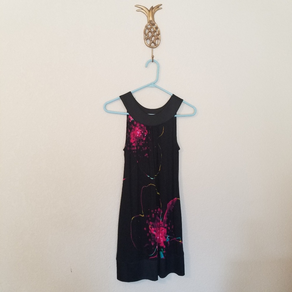 🛍 EXPRESS Black Tank-Dress w/ POCKETS